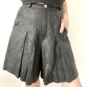 Vintage Pleated Shorts